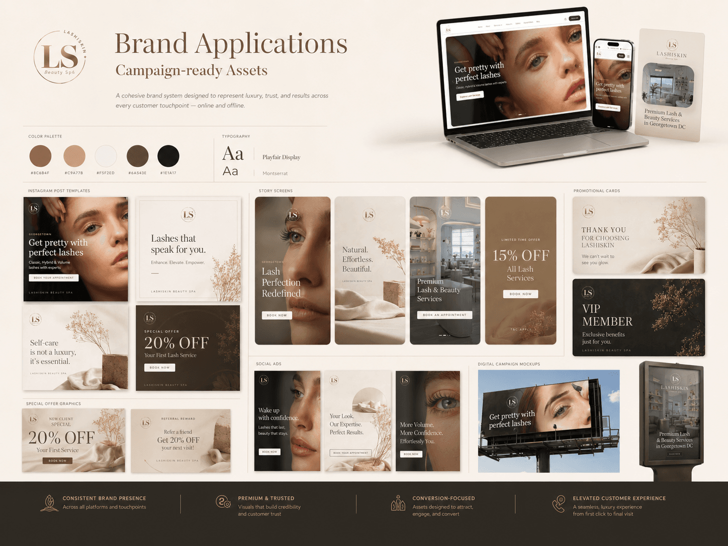 Lashiskin packaging brand application