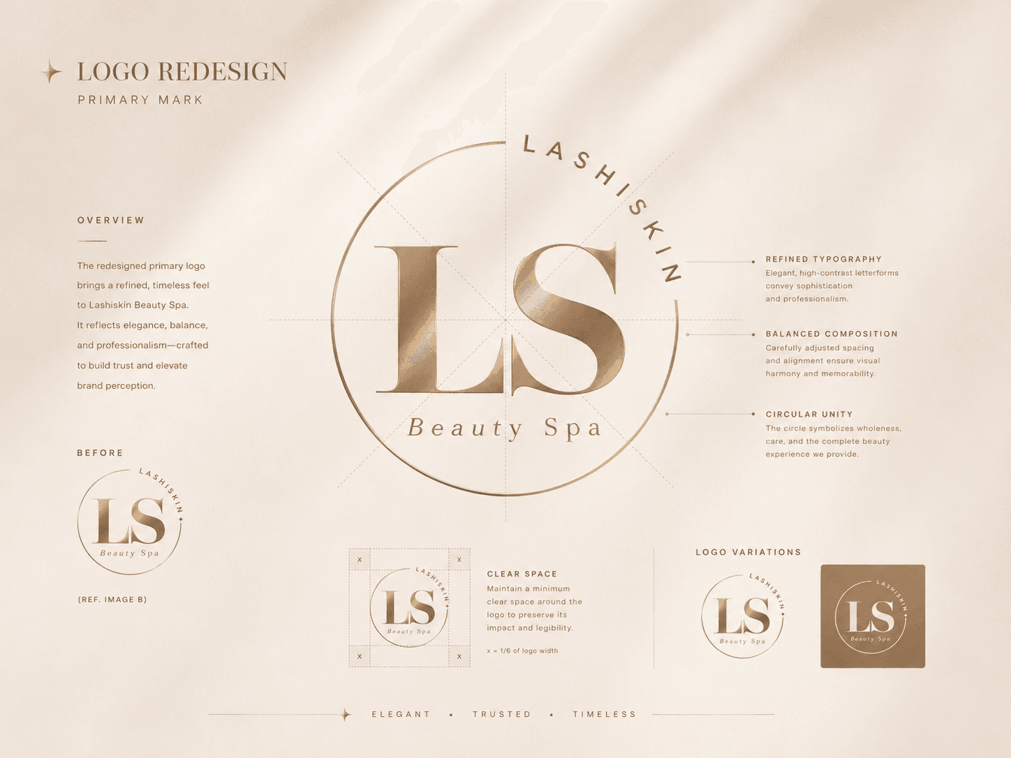 Lashiskin logo redesign concept